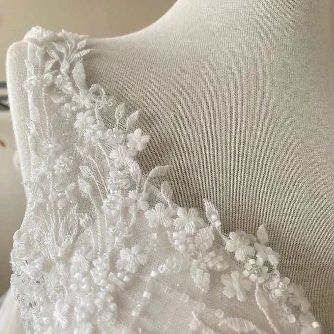 Detalle del vestido Alessia