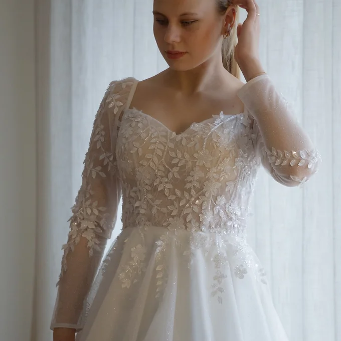 Detalle del vestido Sarah